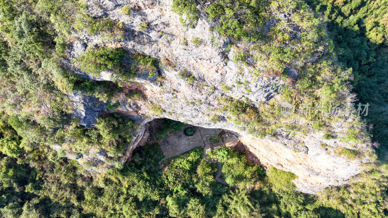 阳朔月亮山景区航拍图