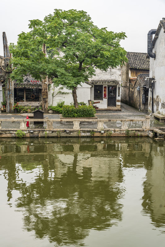 浙江嘉兴西塘古镇江南水乡风景