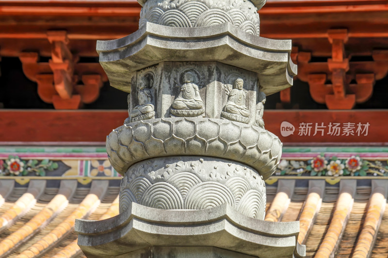 潮州开元古寺古建筑特写