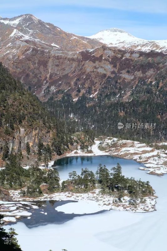 香格里拉南极洛雪景