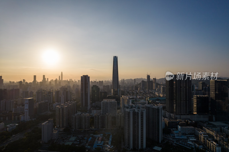 深圳罗湖区城市风光-城脉中心