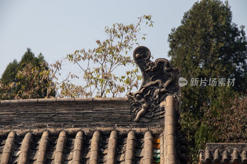 山西长治法兴寺屋脊装饰