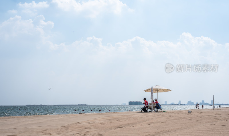 秦皇岛北戴河海滨边海滩