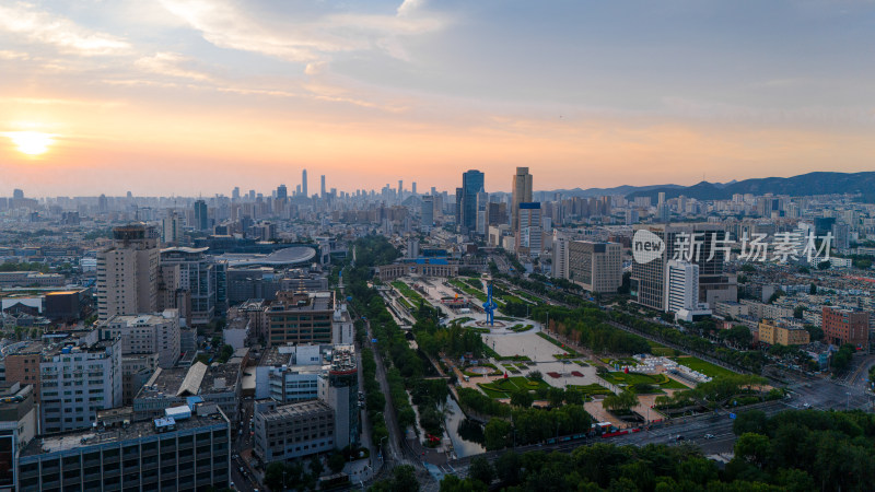 济南泉城广场地标建筑