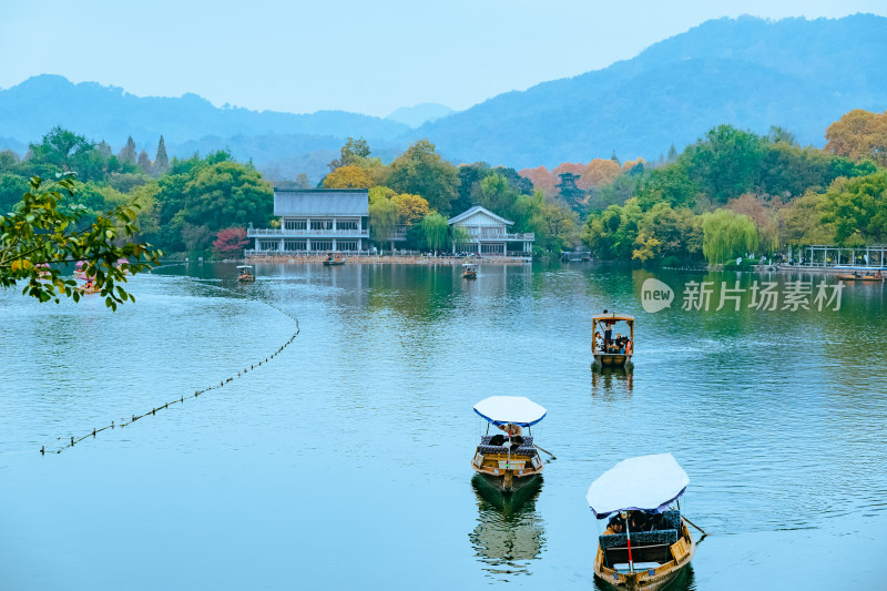 浙江杭州西湖风景名胜区秋景