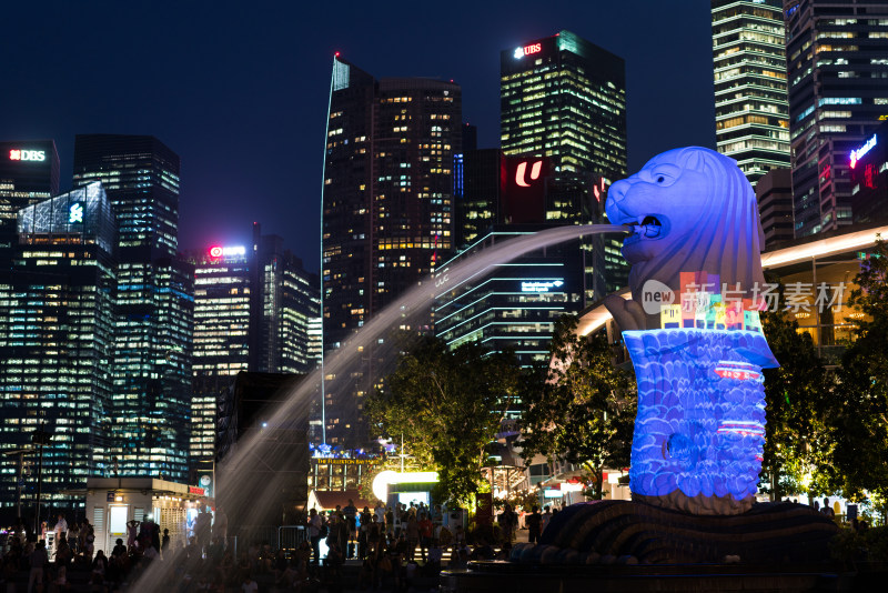 新加坡城市夜景