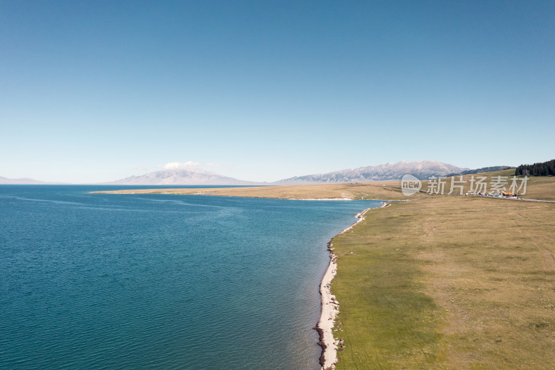 中国新疆赛里木湖夏季风景