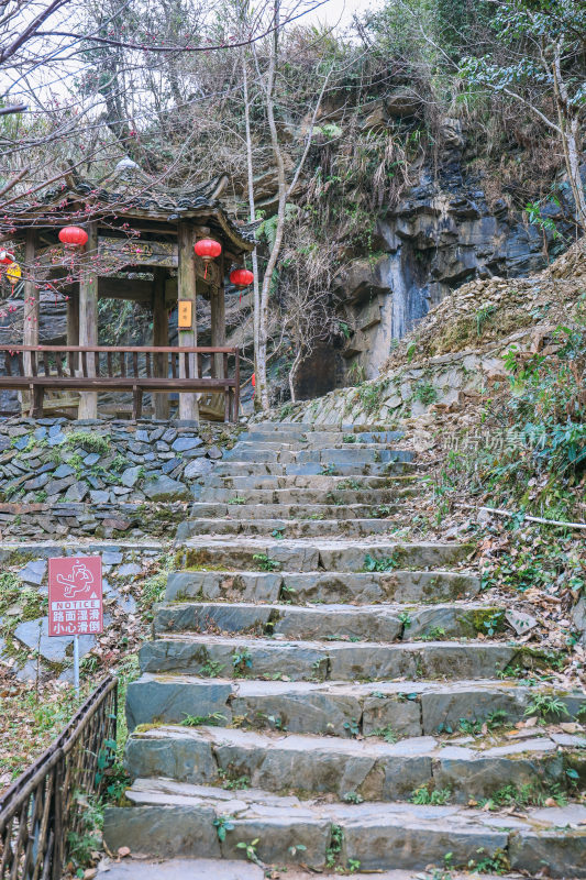 福建龙岩长汀丁屋岭旅游风光