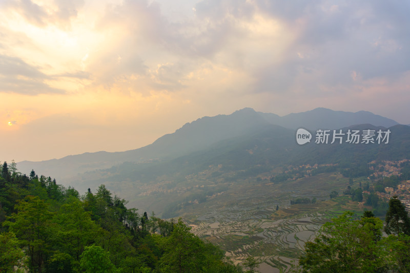 红河州元阳梯田自然风光