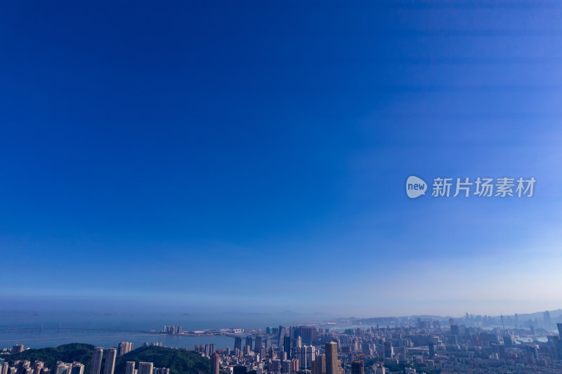 广东珠海城市大景航拍摄影图