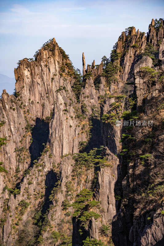 安徽黄山风景区自然风光