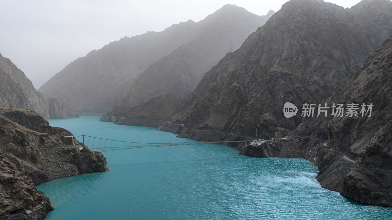 帕米尔高原塔莎古道叶尔羌河新疆三峡大桥