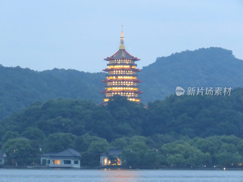 杭州西湖夜景