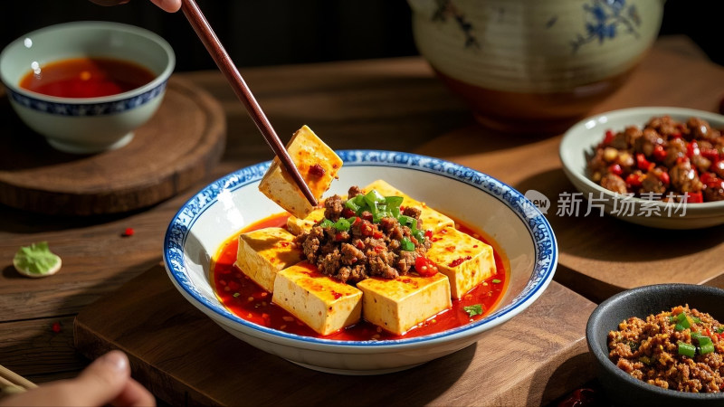 麻婆豆腐美食