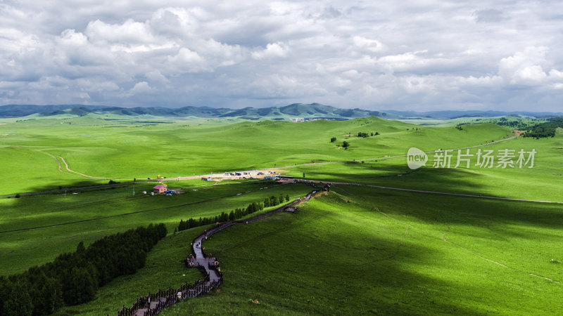 乌兰布统草原的风景