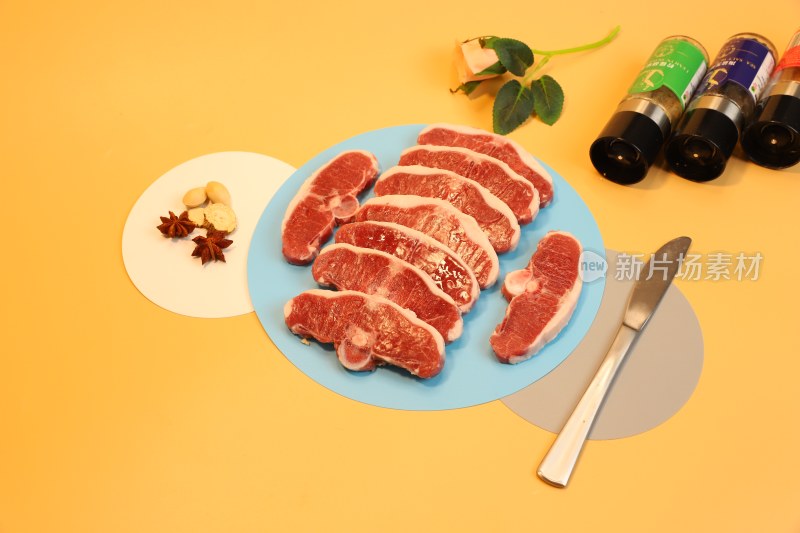 羊排 新鲜羊肉 蝴蝶排 烧烤 羊肉 宁夏滩羊