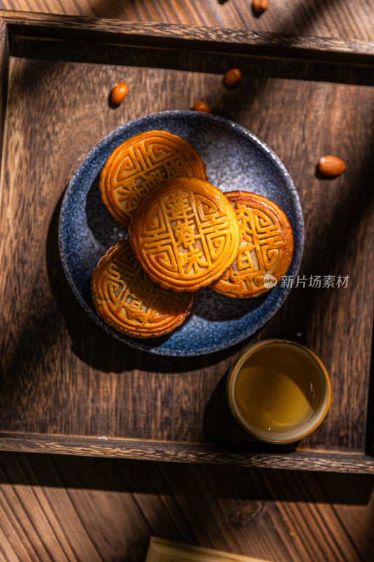 中国中秋节美食月饼