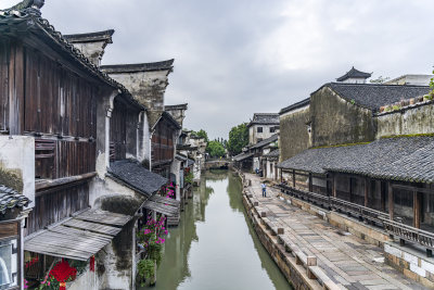 乌镇东栅水乡风景