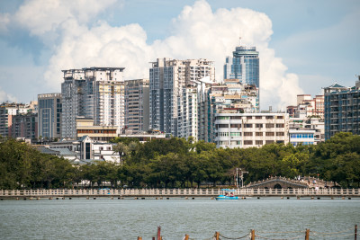 惠州西湖边建筑