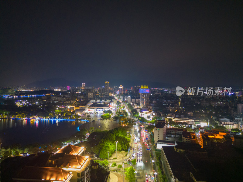 广东肇庆城市夜景