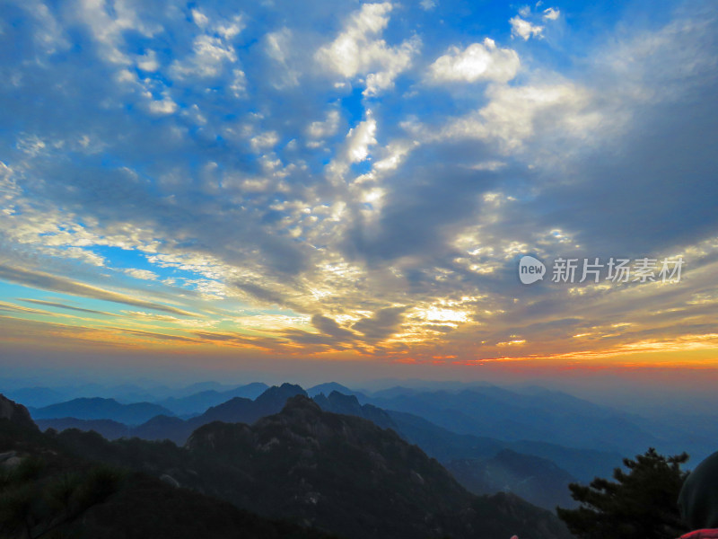 中国安徽黄山旅游风光