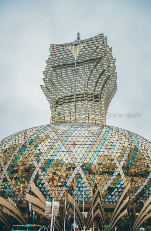 澳门半岛老城区城市风光