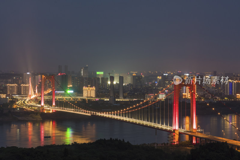 宜昌至喜大桥夜景