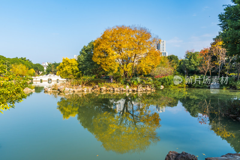 福州黎明湖公园景色