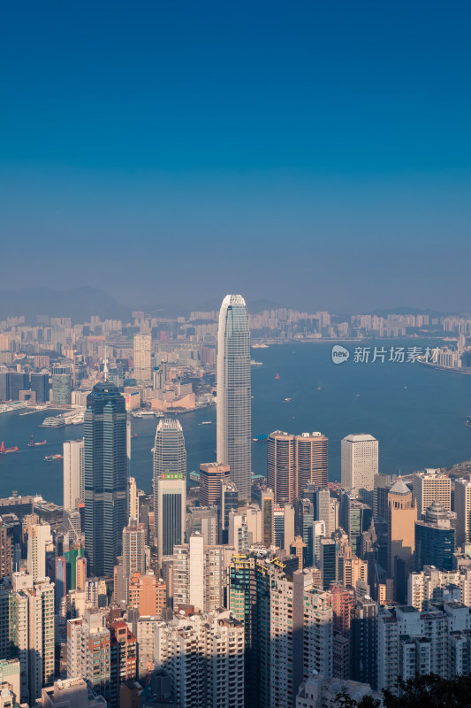 中国香港维多利亚港风景