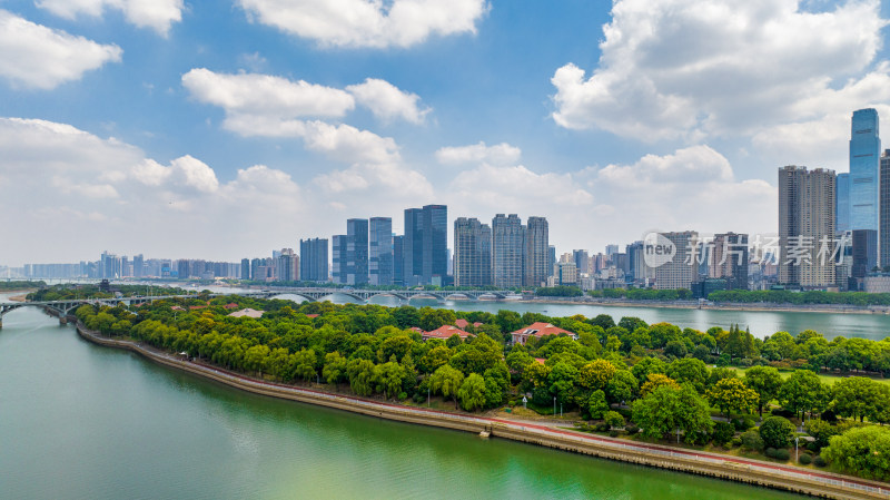 湖南长沙湘江橘子洲景区