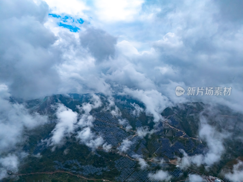 太阳能山地光伏喀斯特地貌