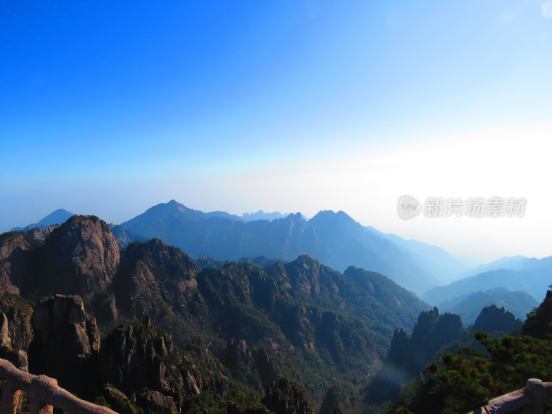 中国安徽黄山旅游风光