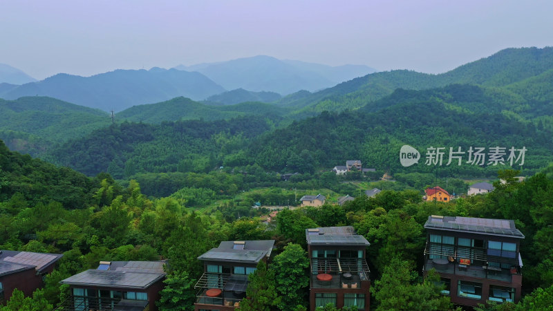 湖州莫干山裸心谷航拍