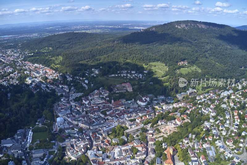 欧洲德国巴登巴登街景