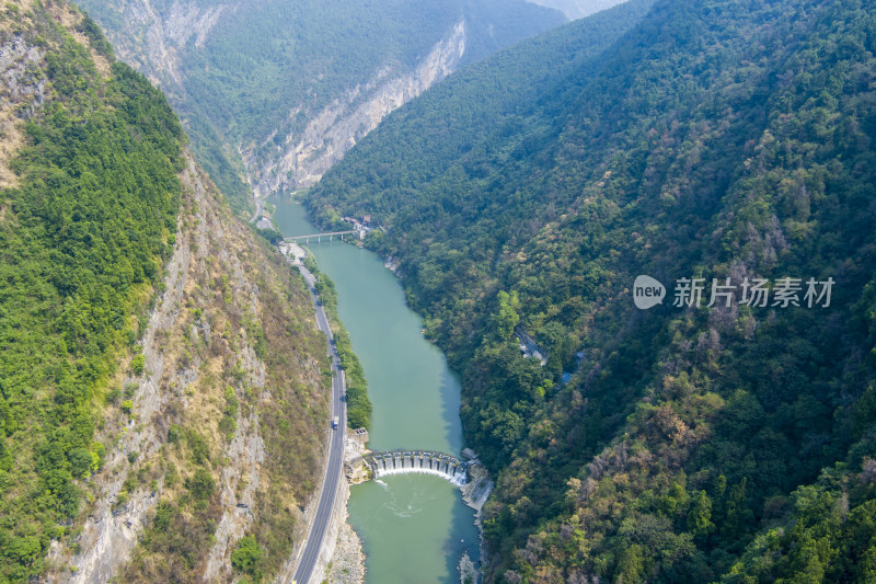 重庆市丰都县龙河峡谷山水风光