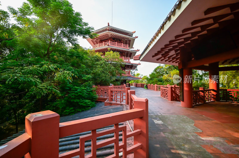 顺德大良凤岭公园凤鸣阁