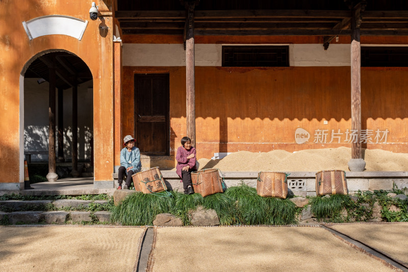 秋季的浙江台州 天台山国清寺