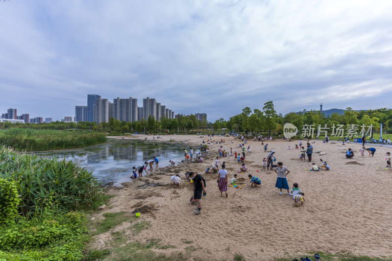 武汉江夏中央大公园风景