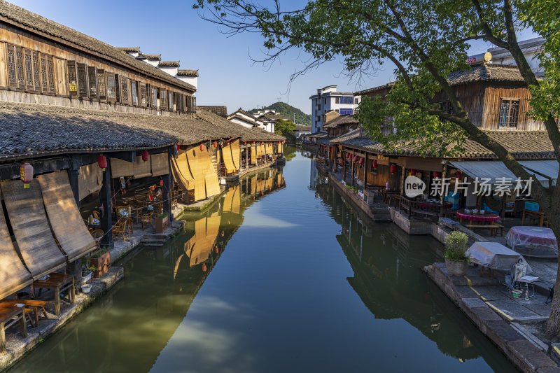 绍兴安昌古镇江南水乡风景