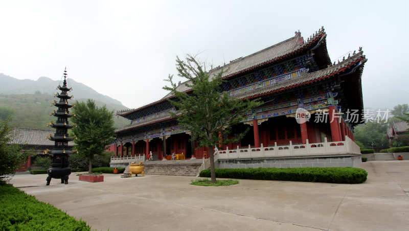 山东著名旅游景点醴泉寺建筑风格