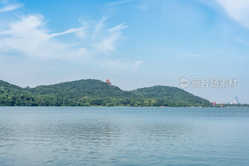 武汉东湖磨山景区远景