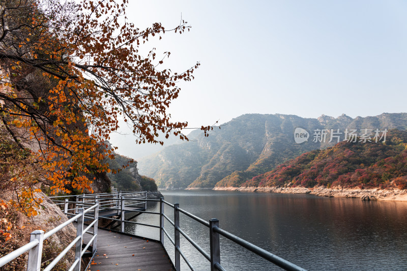 北京青龙峡景区秋季风光