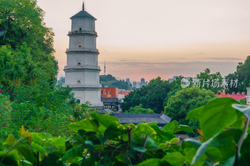 亚洲中国福建省福州市于山风景区定光寺白塔