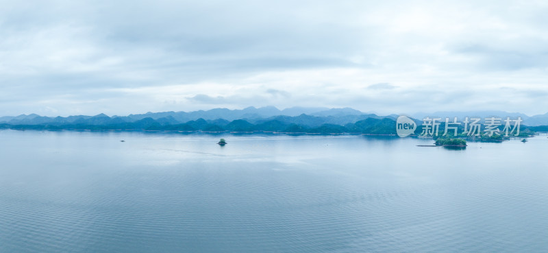 航拍浙江千岛湖风光