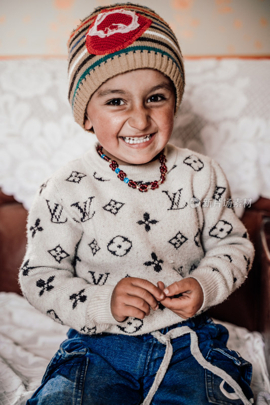 新疆南疆塔什库尔干小男孩