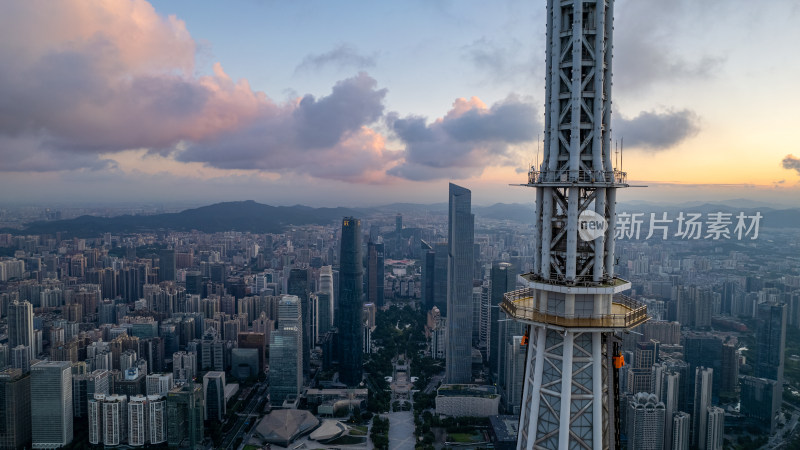 广州地标建筑城市风光