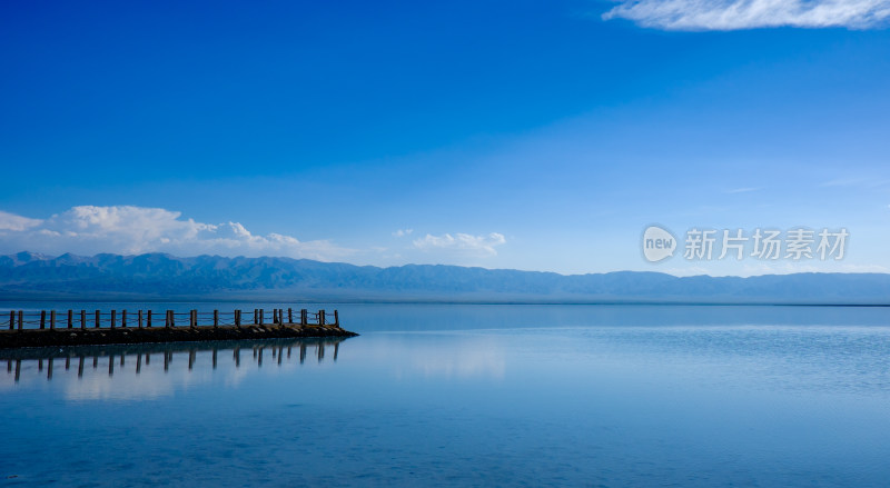 茶卡盐湖景区自然风光