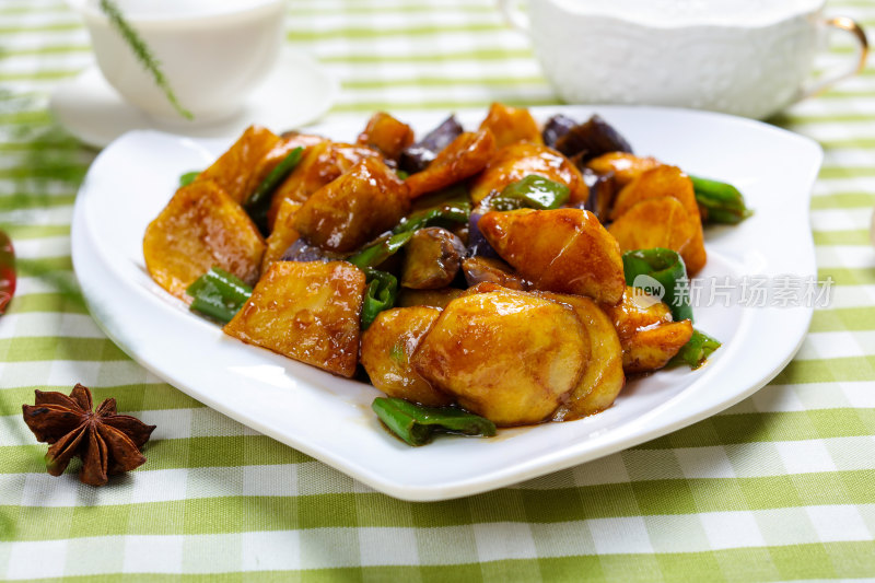 营养美味地三鲜