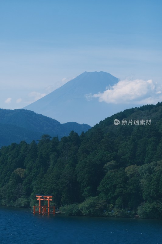 日本箱根富士山自然风光美景