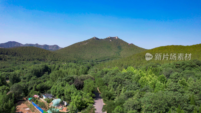 山东青州云门山5A景区航拍